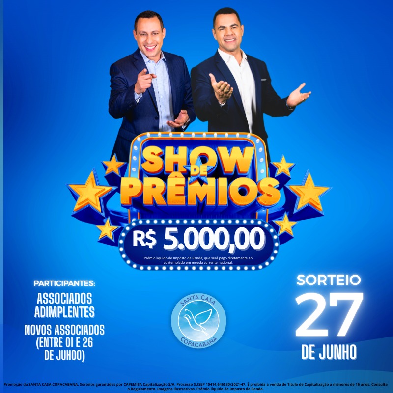 Show de Prêmios Santa Casa Copacabana